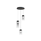 ET2 Lighting E21183-142GM Highball 3-Lumières 27W Gunmetal Suspendu