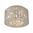 ET2 Lighting Inca E21300-10PC-BUL 7-Lumières 28W Chrome poli Plafonnier LED