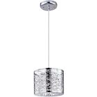 ET2 Lighting E21306-10PC-BUL Inca 1-Lumière 2.9W Chrome poli Suspendu