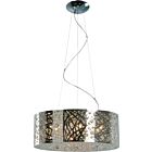 ET2 Lighting E21308-10PC-BUL Inca 9-Lumières 36W Chrome poli Suspendu