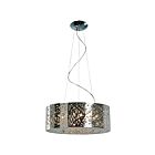 ET2 Lighting E21308-10PC-BUL Inca 9-Lumières 36W Chrome poli Suspendu