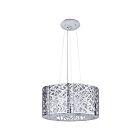 ET2 Lighting E21309-10PC-BUL Inca 7-Lumières 28W Chrome poli Suspendu
