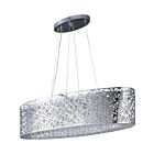 ET2 Lighting E21310-10PC Inca 9-Lumières 360W Chrome poli Suspendu
