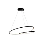 ET2 Lighting E21327-BK Cycle 1-Lumière 98W Noir Suspendu