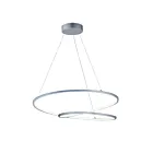 ET2 Lighting E21327-MS Cycle 1-Lumière 98W Argent mat Suspendu
