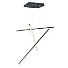 ET2 Lighting E21373-BK Hover 3-Lumières 54W Noir Suspendu