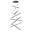 ET2 Lighting E21378-BK Hover 10-Lumières 100W Noir Suspendu