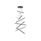 ET2 Lighting E21378-BK Hover 10-Lumières 100W Noir Suspendu
