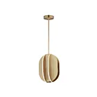 ET2 Lighting E21486-SBR Interval 1-Lumière 35W Laiton satiné Suspendu