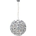 ET2 Lighting E22094-28 Fiori 20-Lumières 800W Chrome poli Suspendu