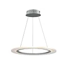 ET2 Lighting E22653-11MS Saturn II LED 1-Lumière 24W Argent mat Suspendu