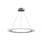 ET2 Lighting E22654-11MS Saturn II LED 1-Lumière 32W Argent mat Suspendu