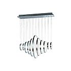 ET2 Lighting E22716-PC Hoops LED 11-Lumières 715W Chrome poli Suspendu