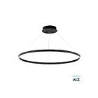 ET2 Lighting E22728-BK Groove WiZ 1-Lumière 41W Noir Suspendu