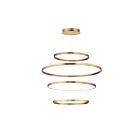 ET2 Lighting E22729-GLD Groove WiZ 4-Lumières 160W Or Suspendu