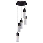 ET2 Lighting E22765-89BZ Fizz III 5-Lumières 37.5W Bronze Suspendu