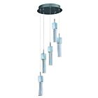 ET2 Lighting E22765-89PC Fizz III 5-Lumières 37.5W Chrome poli Suspendu