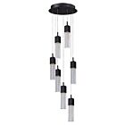 ET2 Lighting E22767-89BZ Fizz III 7-Lumières 52.5W Bronze Suspendu