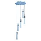ET2 Lighting E22775-91PC Fizz IV 5-Lumières 37.5W Chrome poli Suspendu