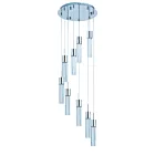 ET2 Lighting E22779-91PC Fizz IV 9-Lumières 67.5W Chrome poli Suspendu
