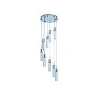 ET2 Lighting E22779-91PC Fizz IV 9-Lumières 67.5W Chrome poli Suspendu
