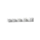 ET2 Lighting Gem E22835-18PCPC 5-Lumières Chrome poli Vanité
