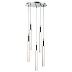 ET2 Lighting E22875-91PC Big Fizz 5-Lumières 40W Chrome poli Suspendu