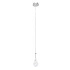 ET2 Lighting E23121-18PC Larmes LED 1-Lumière 1.5W Chrome poli Suspendu