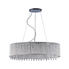 ET2 Lighting E23144-10PC Spiral 6-Lumières 240W Chrome poli Suspendu