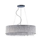 ET2 Lighting E23144-10PC Spiral 6-Lumières 240W Chrome poli Suspendu