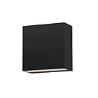 ET2 Lighting Cubed E23222-BK Noir 10W Lanterne murale d'extérieur