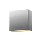 ET2 Lighting Cubed E23222-SA Aluminium satiné 10W Lanterne murale d'extérieur