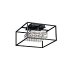 ET2 Lighting Zephyr E23300-20BK 1-Lumière 22W Noir Plafonnier LED