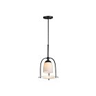 ET2 Lighting E23332-92BK Focal Point 1-Lumière 8W Noir Suspendu