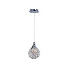 ET2 Lighting E24023-20PC Brilliant 1-Lumière 40W Chrome poli Suspendu