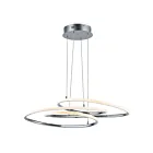 ET2 Lighting E24132-PC Coaster 1-Lumière 40W Chrome poli Suspendu