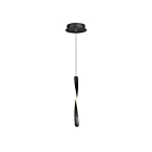 ET2 Lighting E24151-BK Pirouette 1-Lumière 16W Noir Suspendu