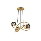 ET2 Ligthing E24185-148GLD Planetary 5-Lumière 15W Or LED Lustre