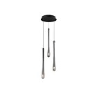 ET2 Lighting E24213-138BK Stillo 3-Lumières 4.5W Noir Suspendu