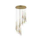 ET2 Lighting E24230-122GLD Pierce 16-Lumières 48W Or Suspendu