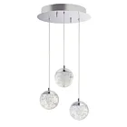 ET2 Lighting E24263-91PC Orb II 3-Lumières 15W Chrome poli Suspendu