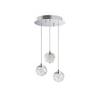 ET2 Lighting E24263-91PC Orb II 3-Lumières 15W Chrome poli Suspendu