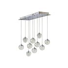 ET2 Lighting E24266-91PC Orb II 10-Lumières 50W Chrome poli Suspendu