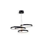 ET2 Lighting E24326-BKGLD Hoopla 1-Lumière 64W Noir/Or Suspendu