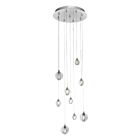 ET2 Lighting E24506-91PC Harmony 9-Lumières 13.5W Chrome poli Suspendu