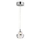 ET2 Lighting E24591-93PC Swank 1-Lumière 6W Chrome poli Suspendu