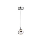 ET2 Lighting E24591-93PC Swank 1-Lumière 6W Chrome poli Suspendu