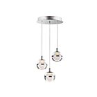 ET2 Lighting E24593-93PC Swank 3-Lumières 18W Chrome poli Suspendu