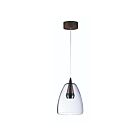 ET2 Lighting E24608-18BKCOF Sven 1-Lumière 5W Noir/Café Suspendu