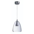ET2 Lighting E24608-18PCSV Sven 1-Lumière 5W Chrome poli/argent Suspendu